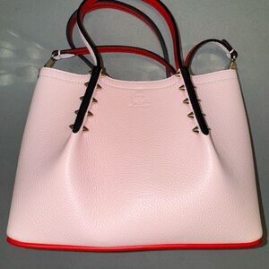 Christian louboutin mini pink Cabata tote